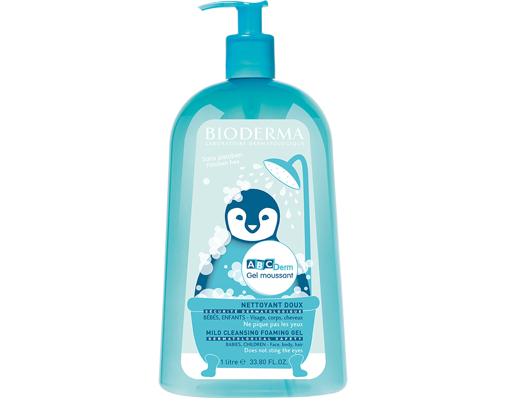 GEL BIODERMA LIMPEZA ABCDERM MOUSSANT 1L
