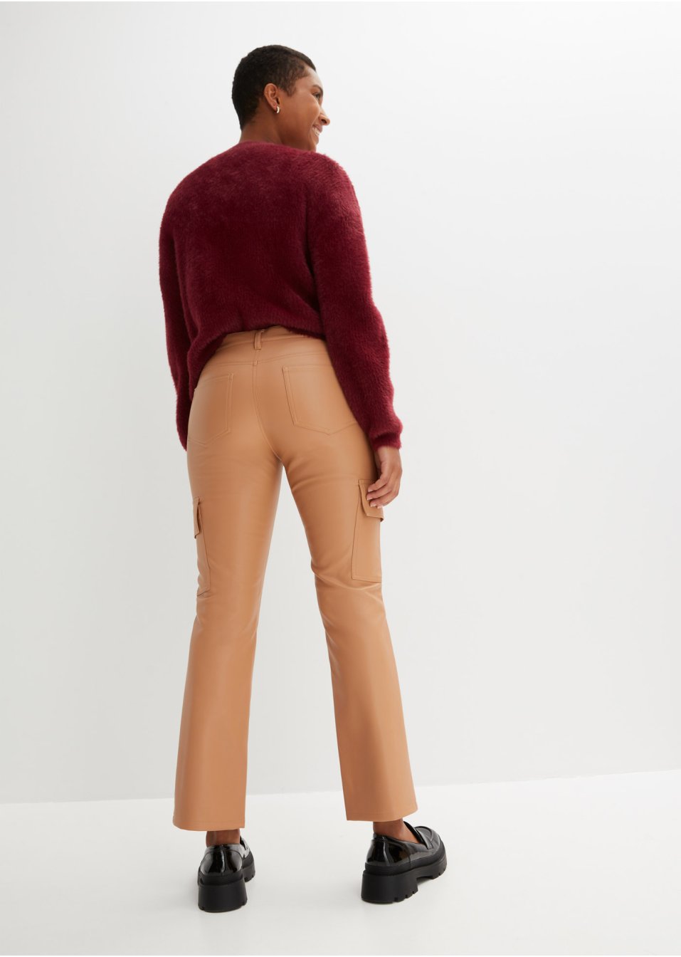 Pantalon cargo, longueur cheville