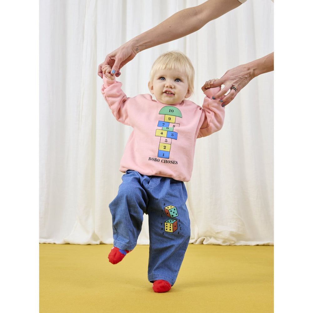 Køb Bobo Choses Pink Hopscotch Sweatshirt