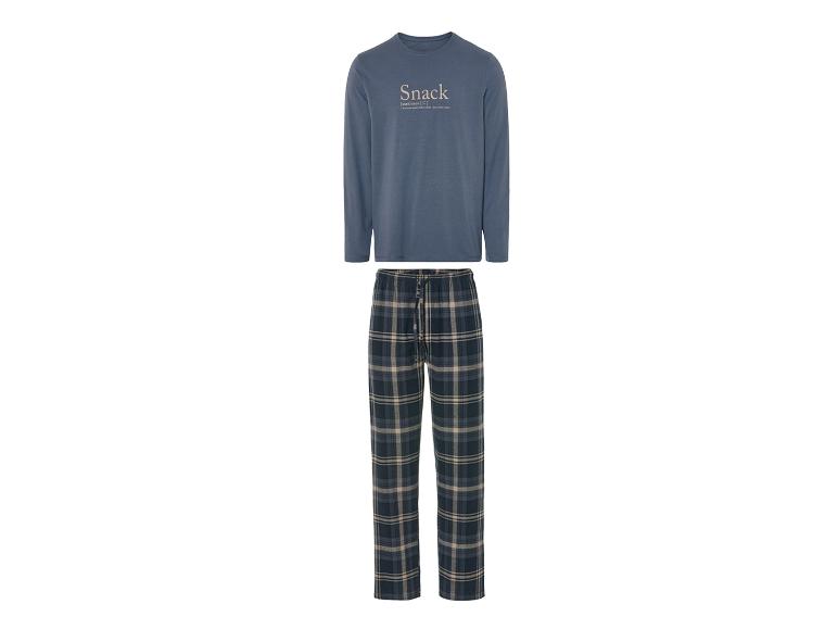 Heren flanellen pyjama
