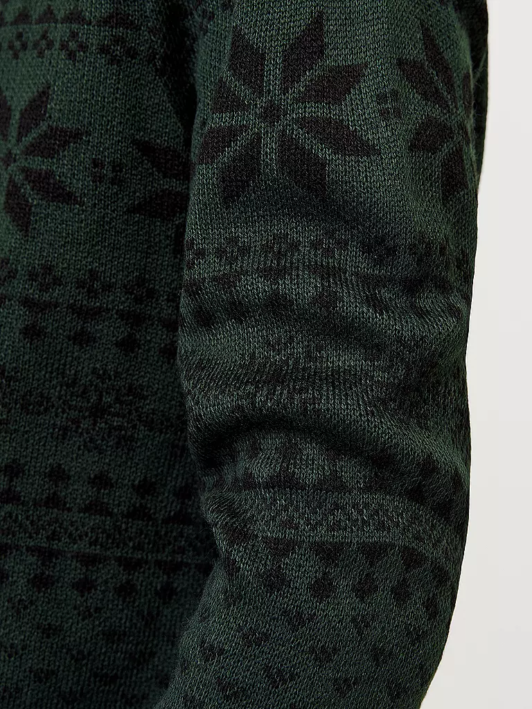 JACK & JONES Pullover JJXMAS GABRIEL schwarz
