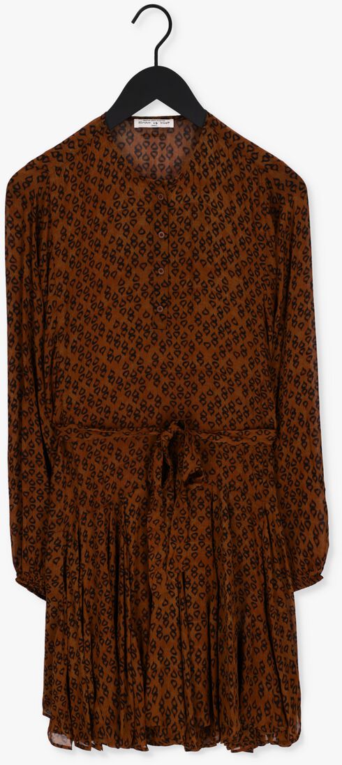CIRCLE OF TRUST gouden circle of trust mini jurk juna dress