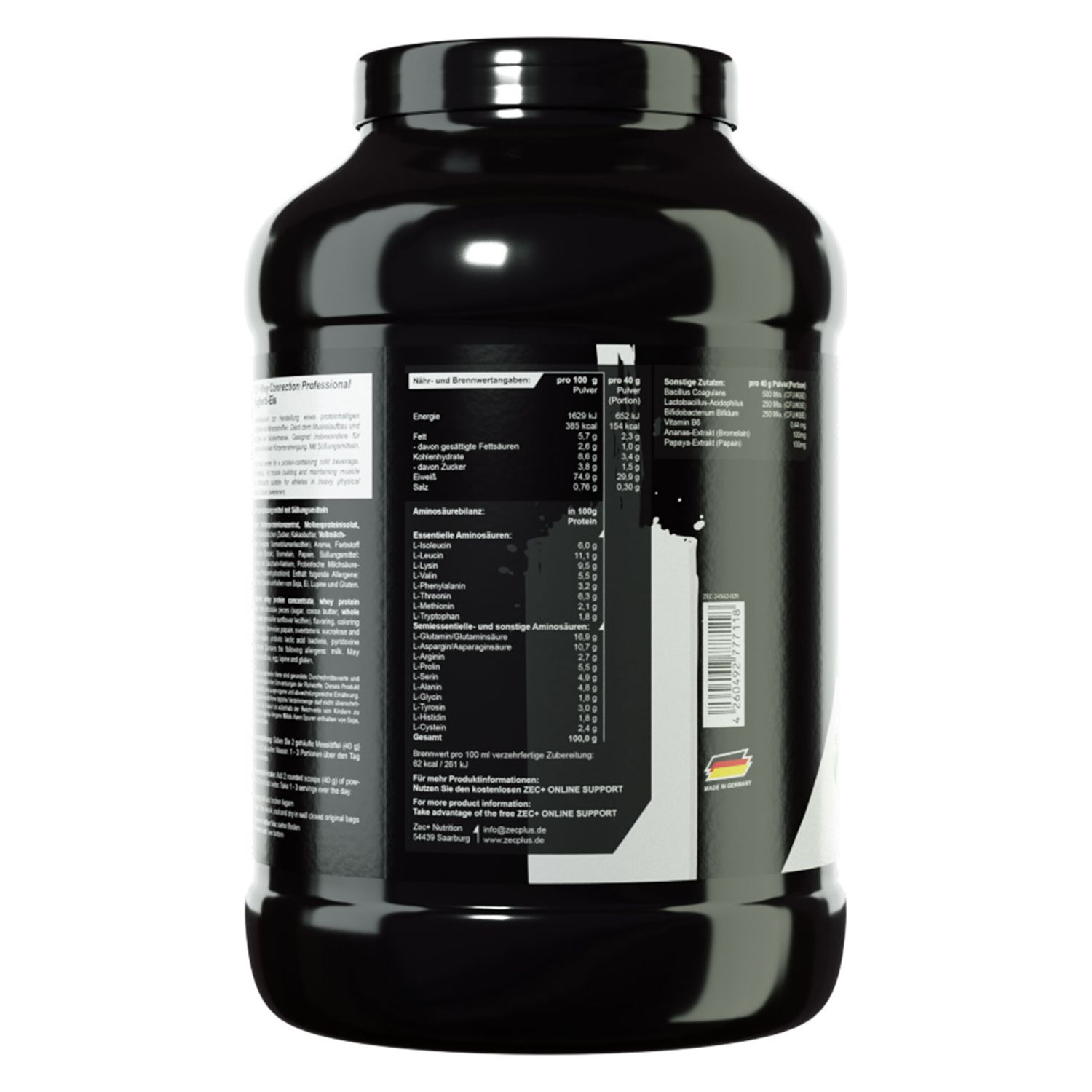 ZEC+ Whey Connection Professional Protein/ Eiweiß Spaghetti Eis