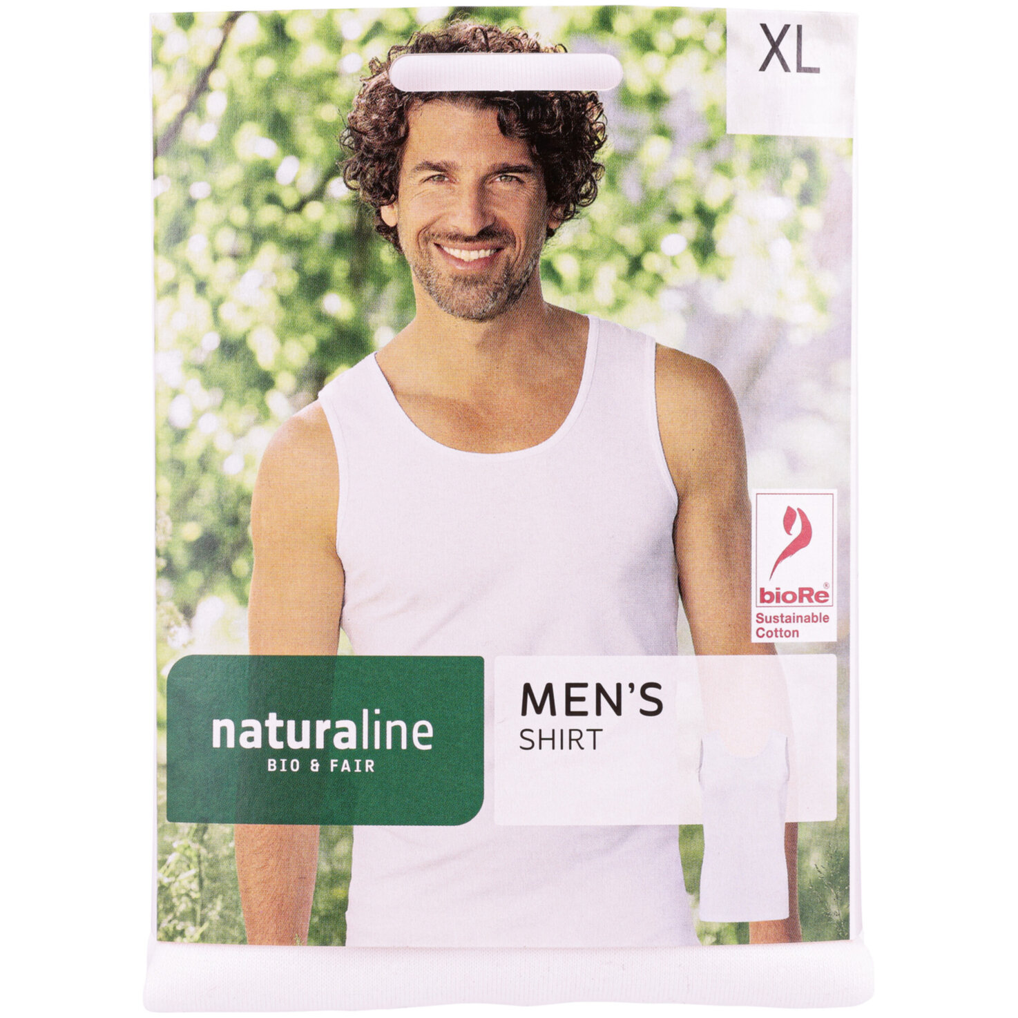 Naturaline Textil Herren Shirt weiss XL
