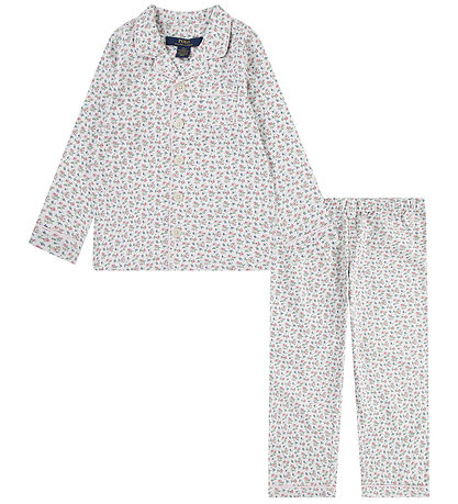 Polo Ralph Lauren Schlafanzug - Cloud Tänzerin/Rosa m. Blumen
