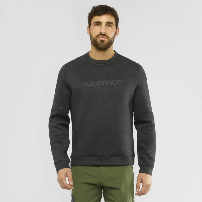 ESSENTIAL WARM  Crewneck-Pullover Herren BLACK/Heather