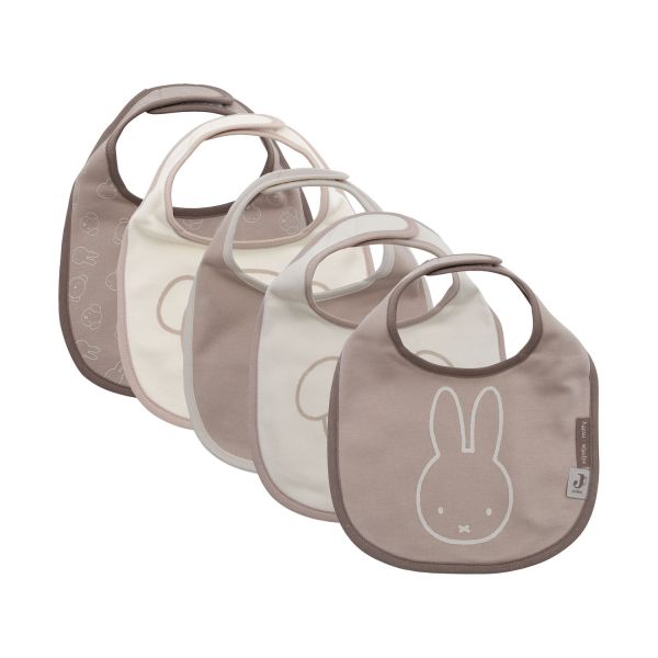 Jollein Miffy And Friends Slab - 5 Pack - Jersey Waterproof