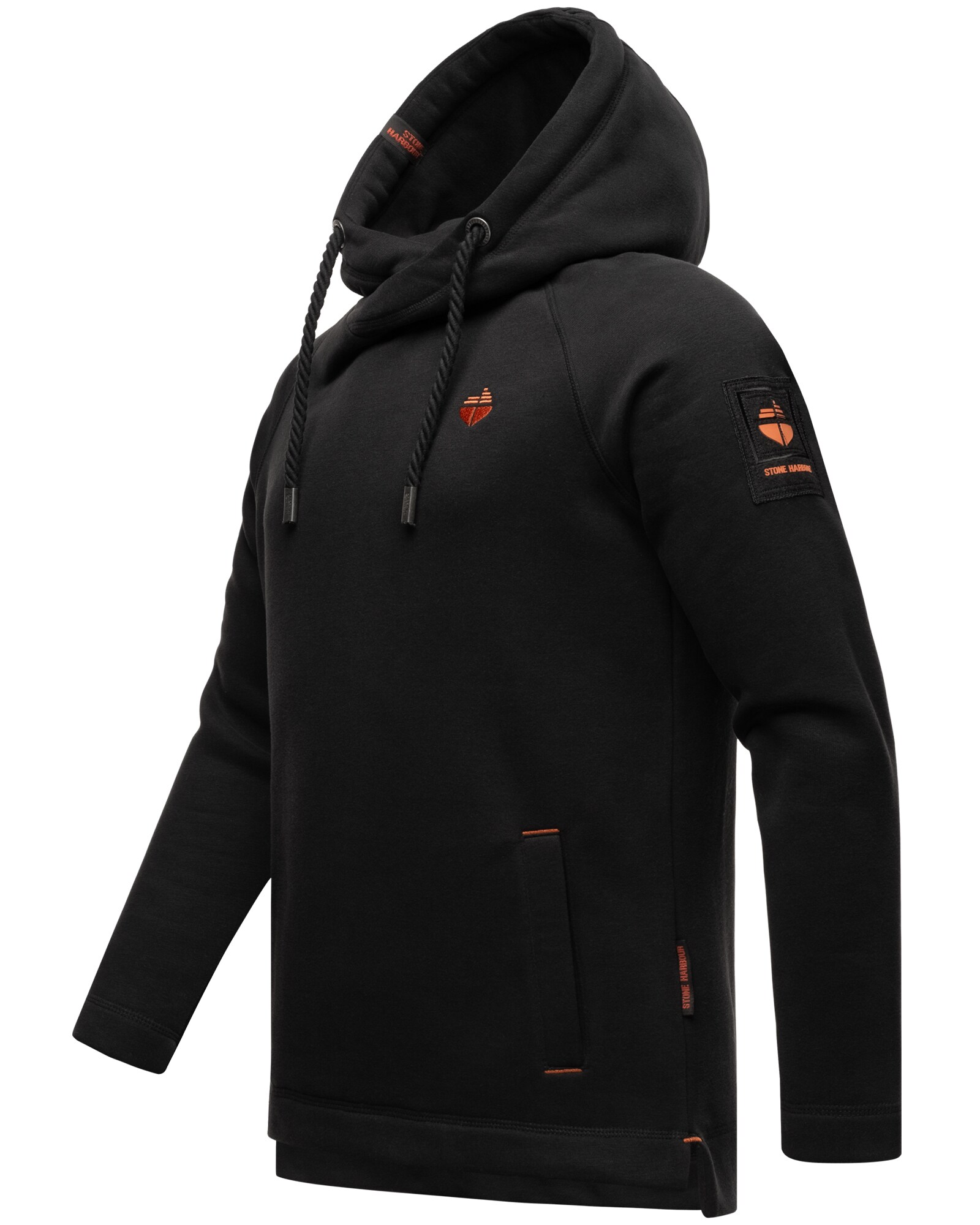 STONE HARBOUR Herren Hoodie Sportlicher Kapuzenpullover mit großen Kordeln Caspian Sailor