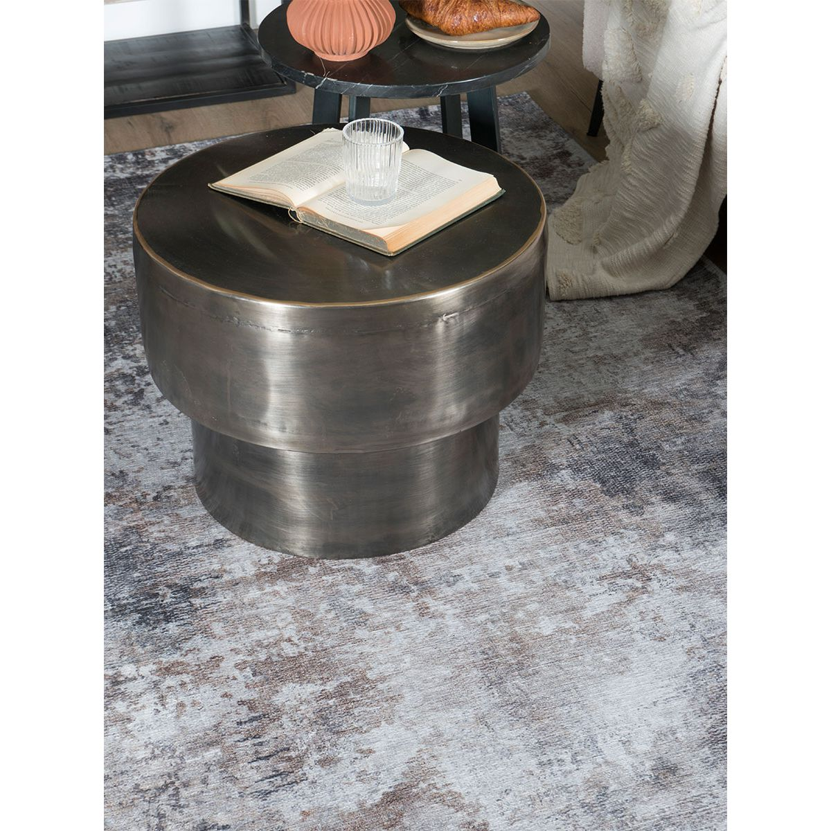 Vloerkleed Yara Silver 200 x 290 cm