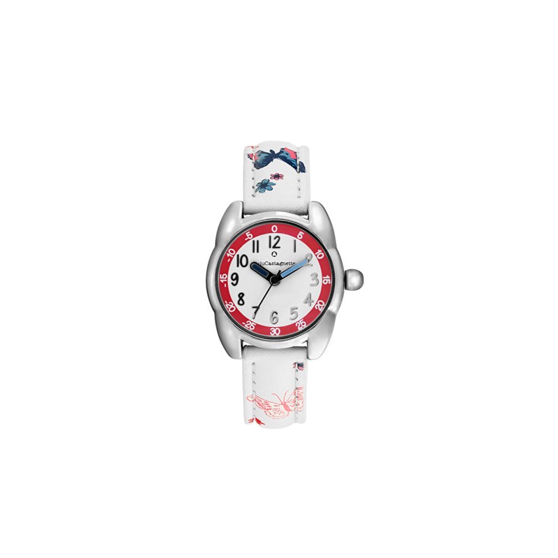 Montre fille analogique Lulu Castagnette - Bracelet cuir - Petite Lulu