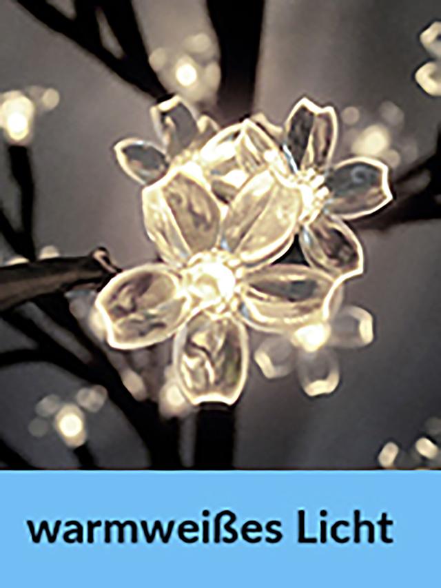 LED-Baum mit Kirschblüten inkl. Fernbedienung warmweiß, 180 cm