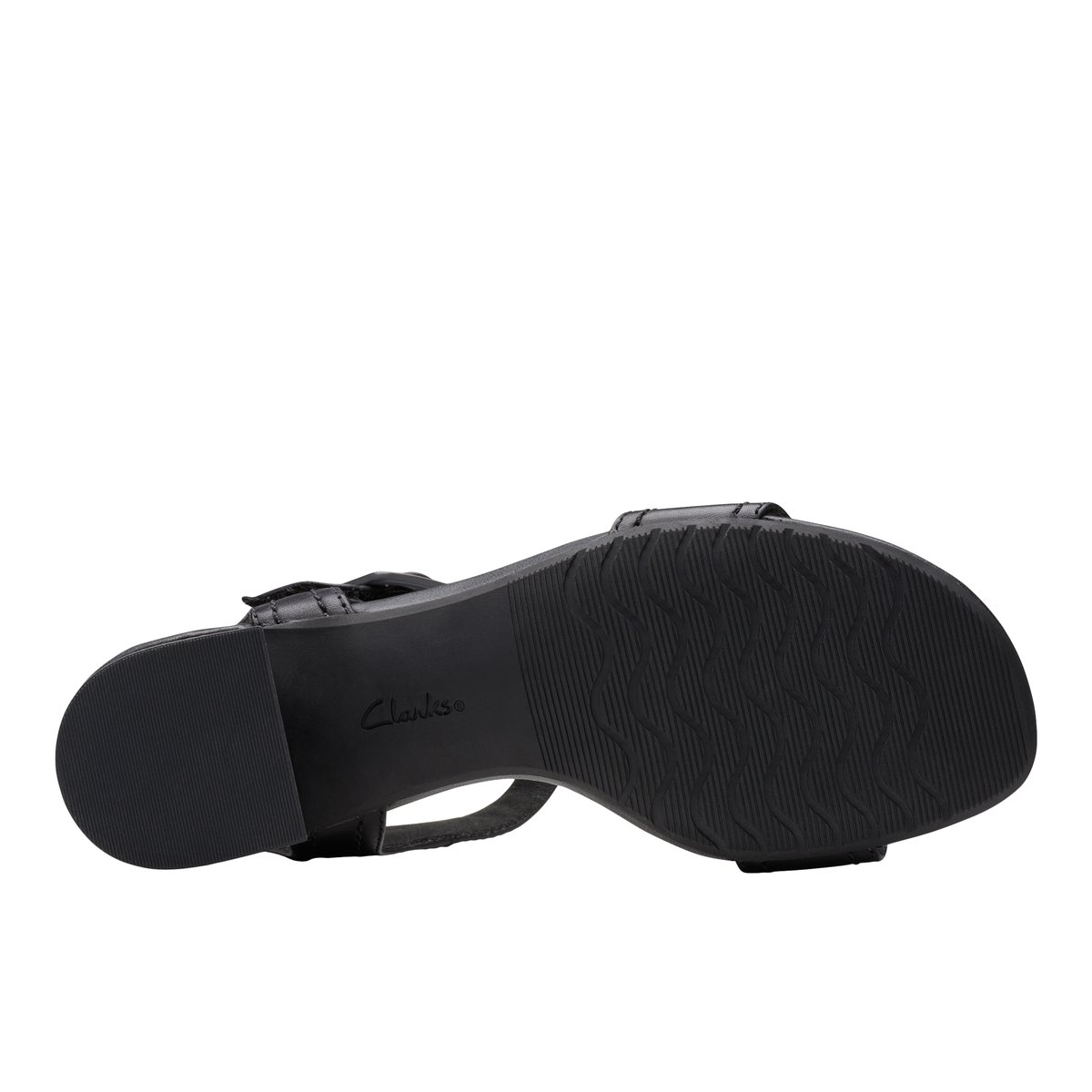 CLARKS-Desirae_c-Sandales à lanières - Talon bloc - Noir