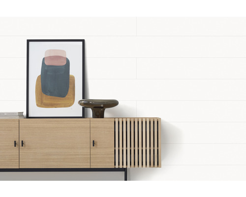Decoratief paneel arctisch wit hoogglans 10x182x2585 mm