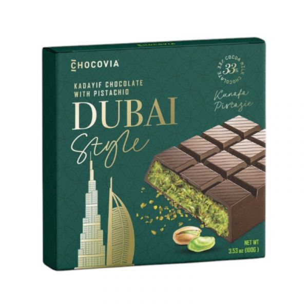 Chocovia Chocolate Dubai Style 100g