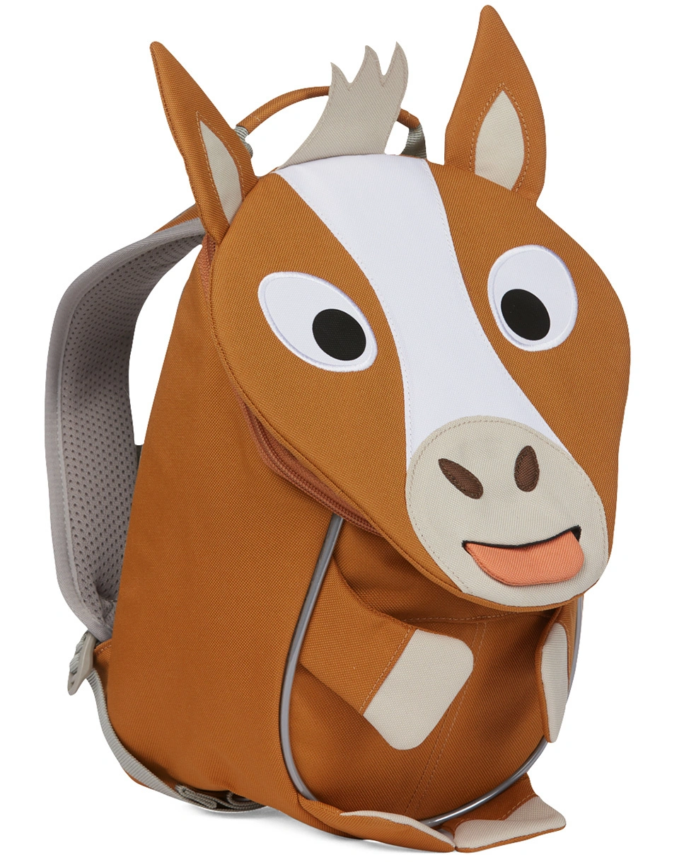 Kinderrucksack KLEINER FREUND  PFERD (17x25x11) in braun