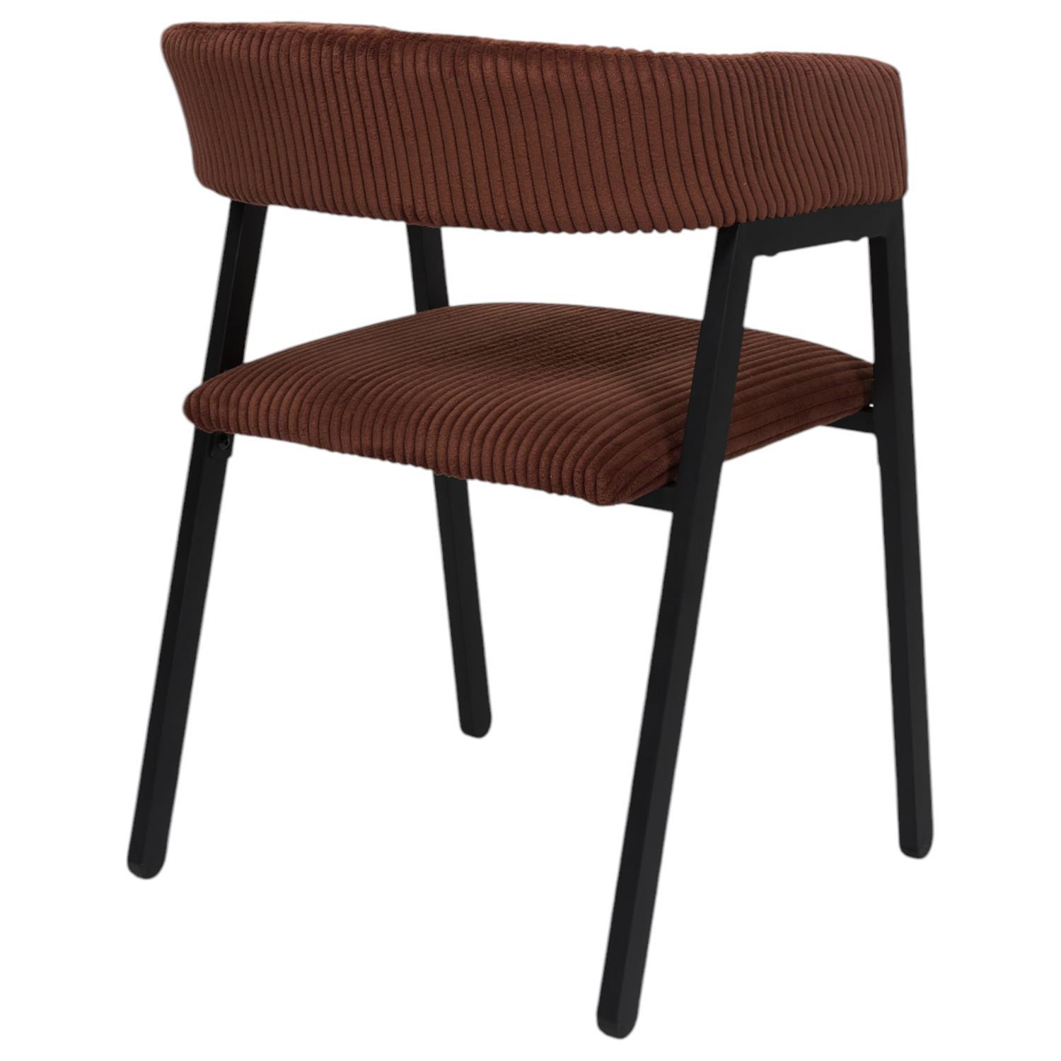 SCOTT FAUTEUIL DESIGN COTELE TERRACOTTA