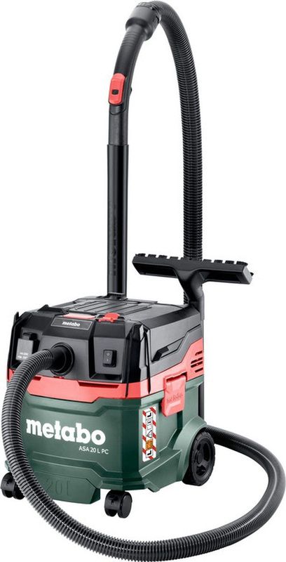 Metabo - Alleszuiger ASA 20 L PC - Bouwstofzuiger - Stofklasse L - Handmatige Filterreiniging