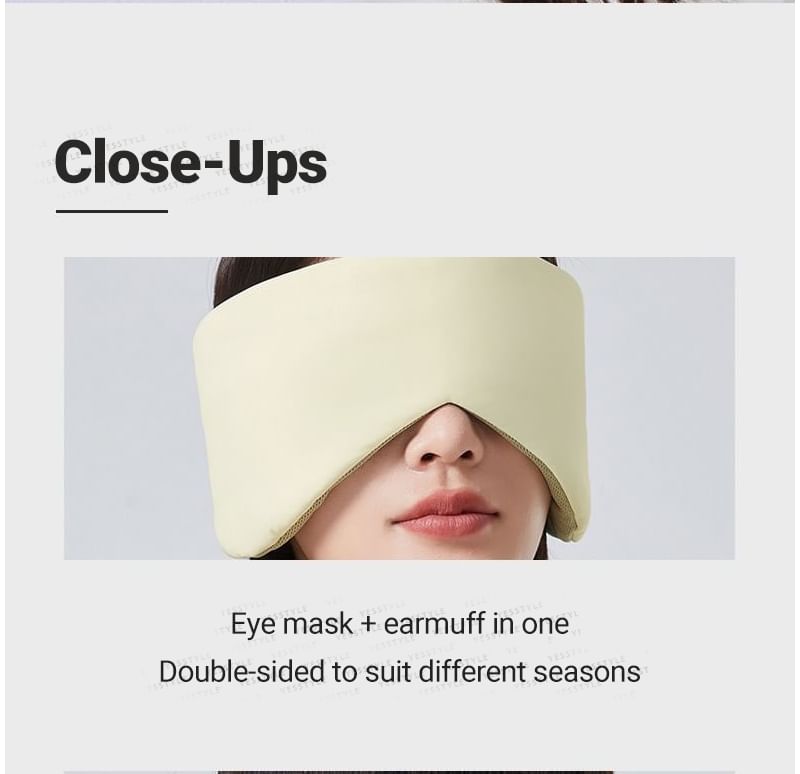 Coolkiss - Slaapmasker met reisgeluidsisolatie