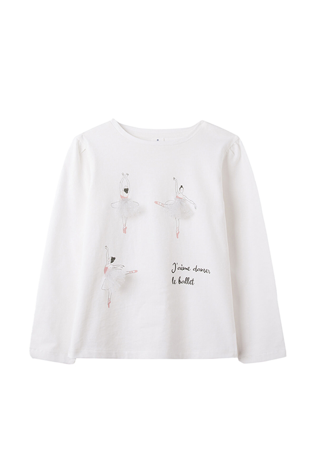 Camiseta de balé feminina