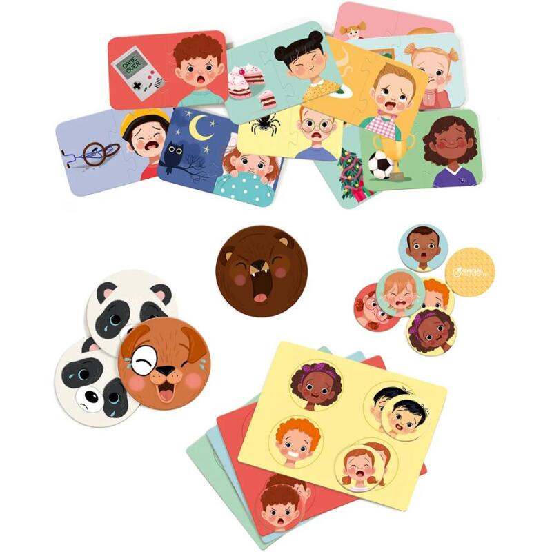 Coffret éducatif, Les Emotions - Multicolore