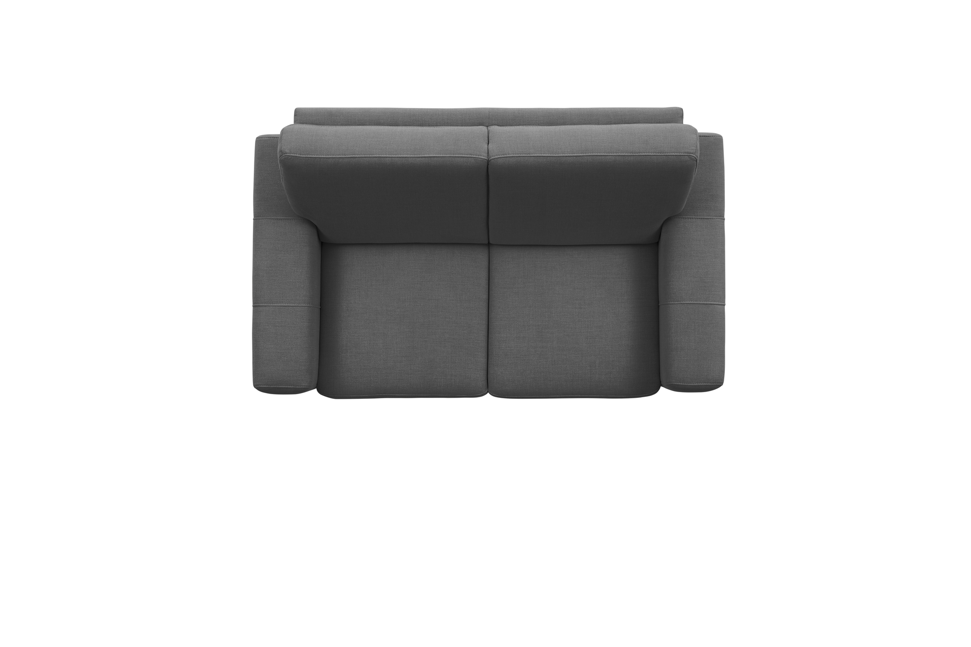 polsterpower 2-Sitzer-Sofa - Miro grau - Basismodell