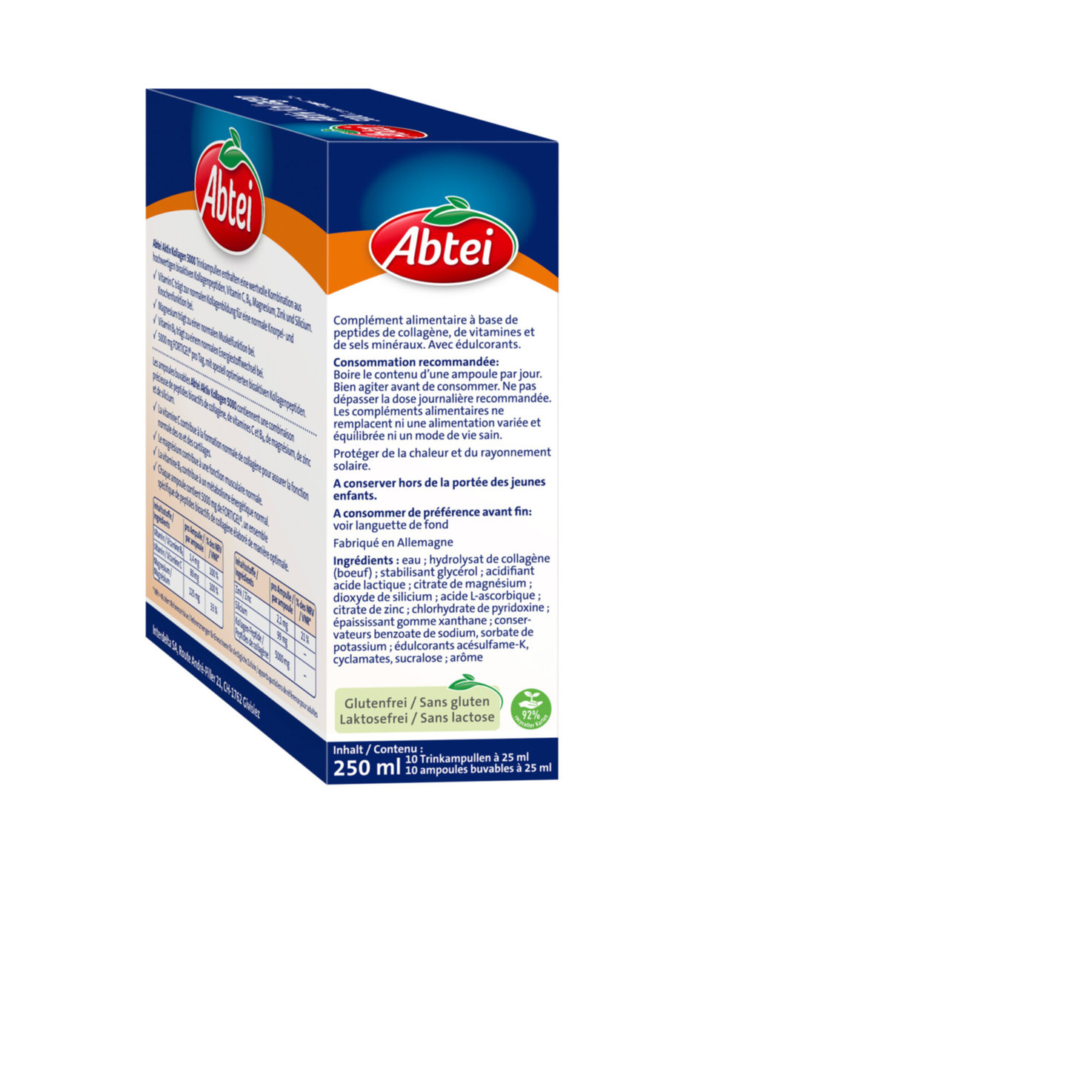 Abtei Aktiv Kollagen 5000 10 Trinkampullen