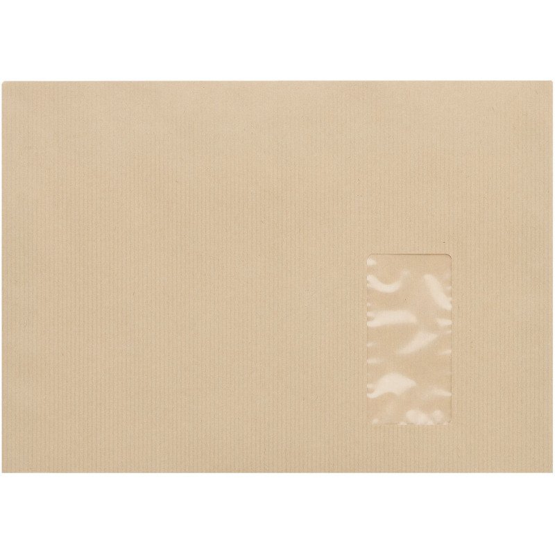 Enveloppe 229 x 324 mm Bruneau 90 g/m² kraft brun - Boîte de 500