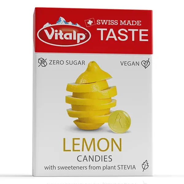 VITALP - Balas sem açúcar - Limão 25g
