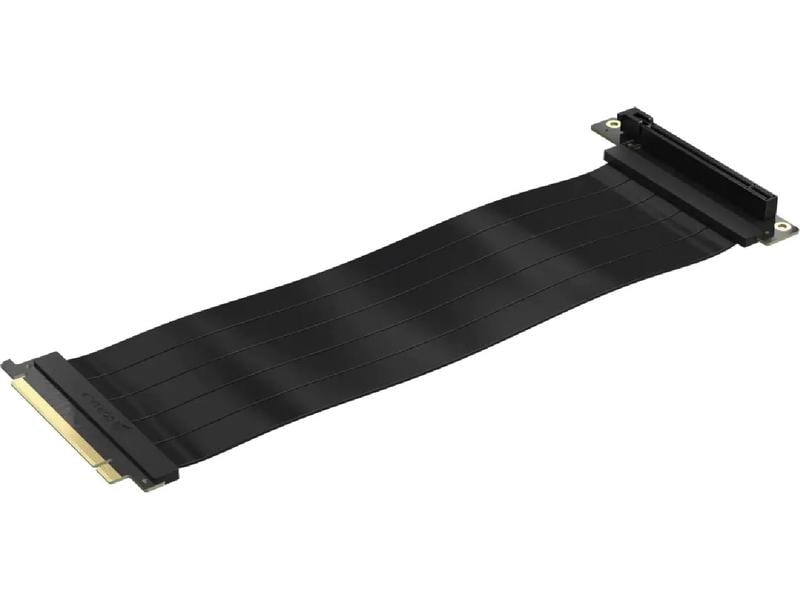 Corsair PCI-E Riser Karte Premium PCIe Verlängerungskabel 4 Riser-Karte mit 30 cm langem, flexiblem Kabel