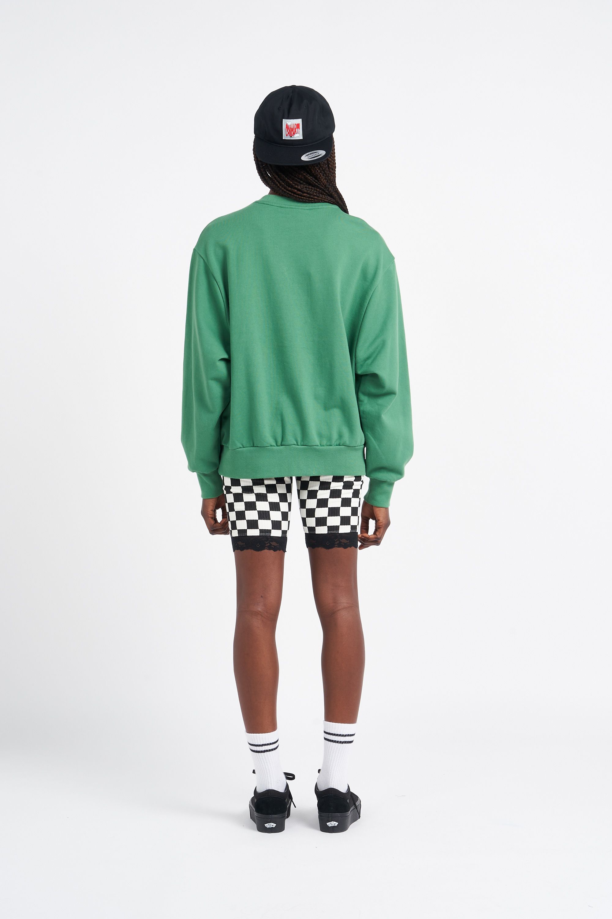 VANS Short OVERSIZED FLORAL Noir