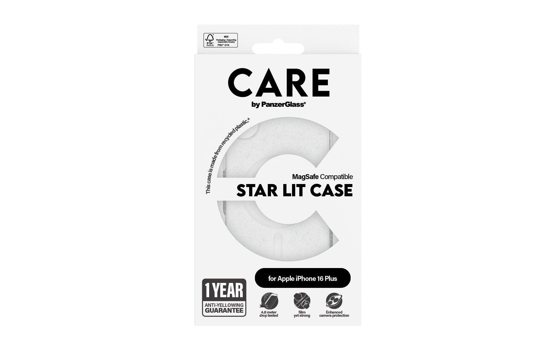 Back Cover Flagship Star Lit iPhone 16 Plus WeissSchutzhülle für das Apple iPhone 16 Plus