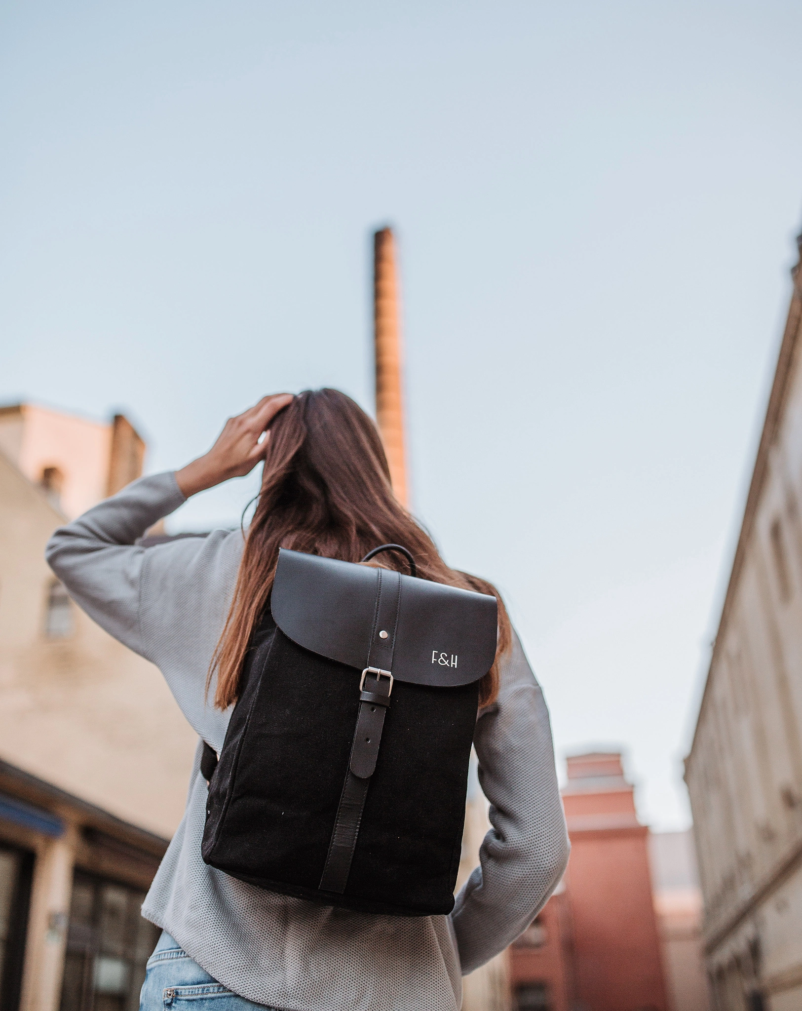 Fitz & Huxley Rucksack EQUINOX (Typ: 13l, schwarz)