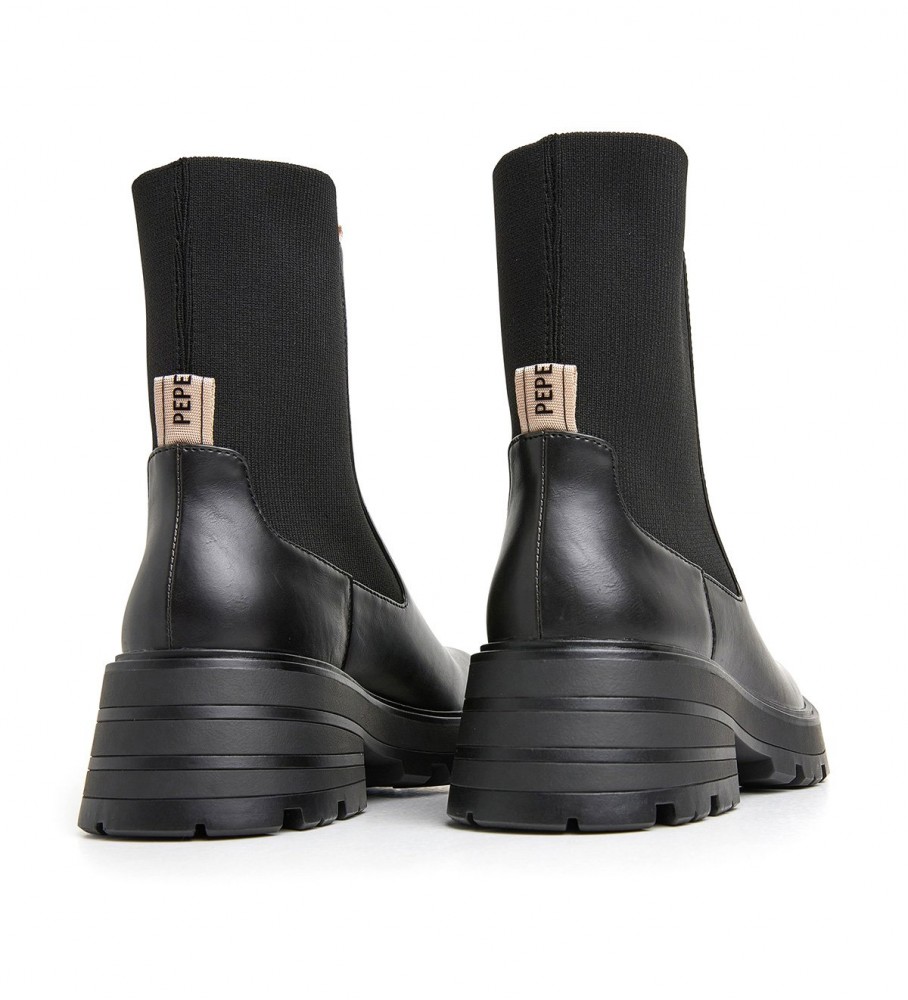 Botas pretas de cano curto Pepe Jeans Soda Plus
