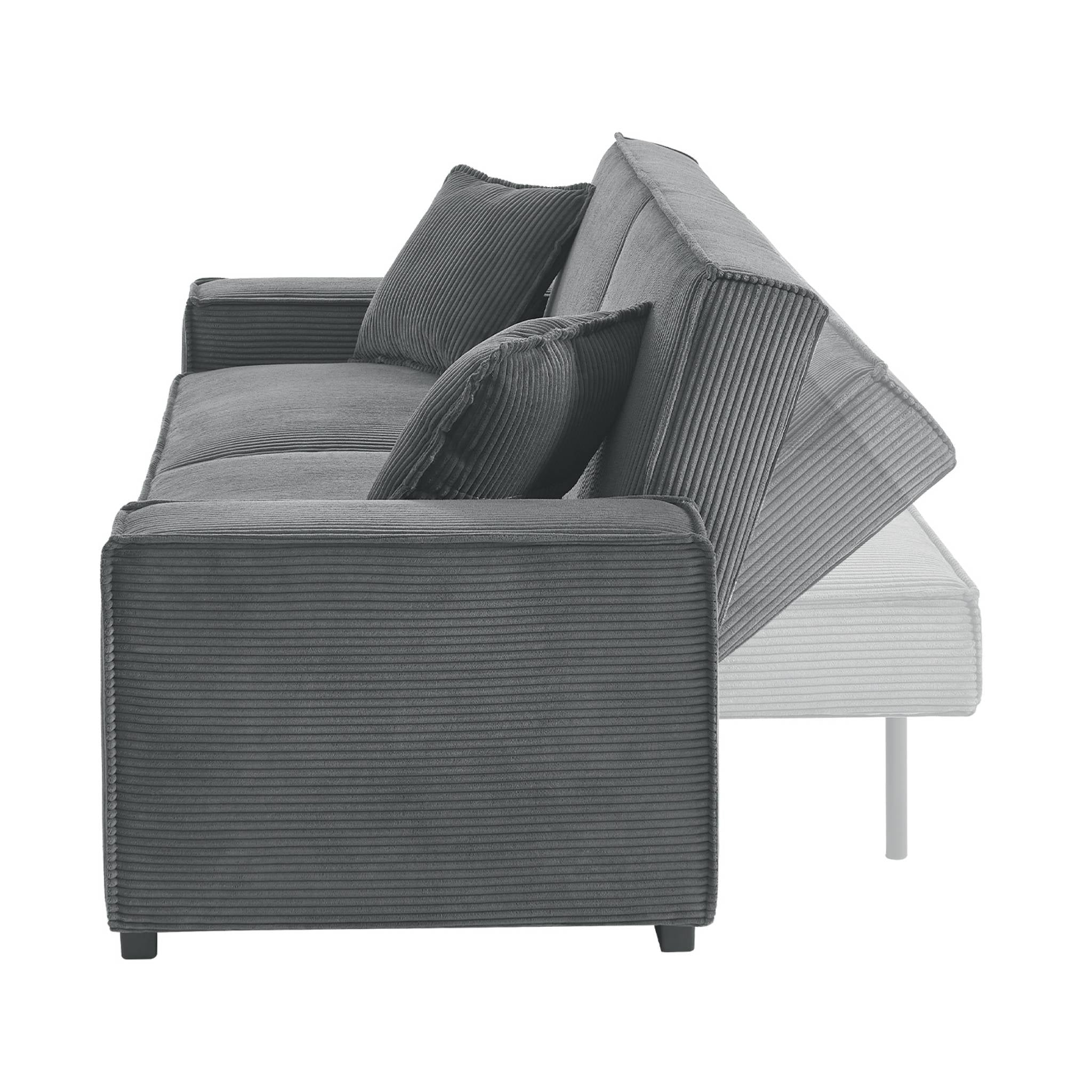 sweeek - 3-zits corduroy slaapbank
