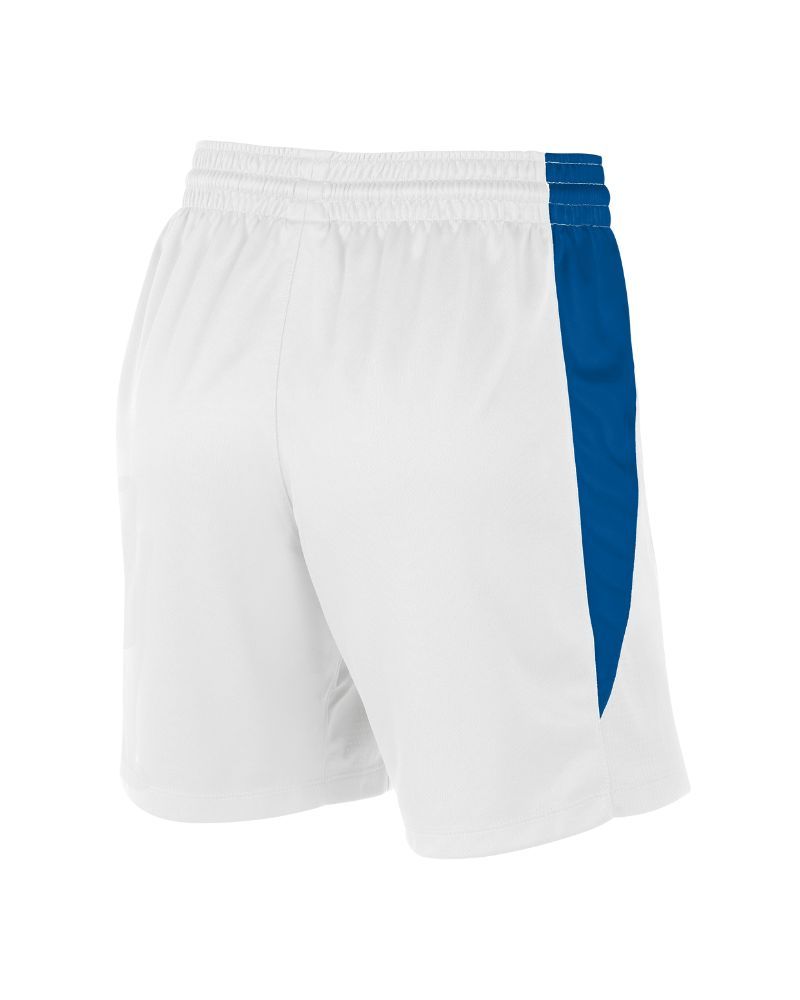 Short de basket Nike Team Blanc & Bleu Royal pour femme