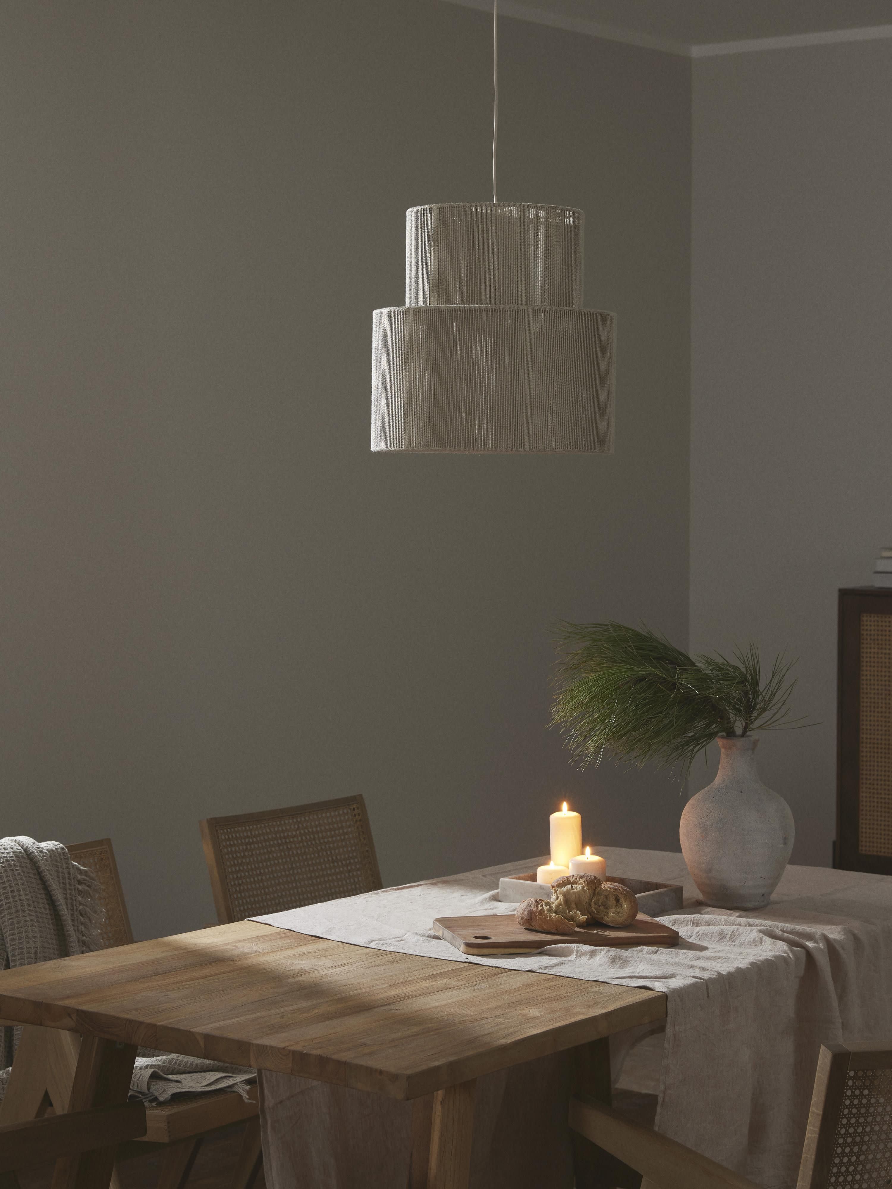 Hanglamp Lace van linnen draden