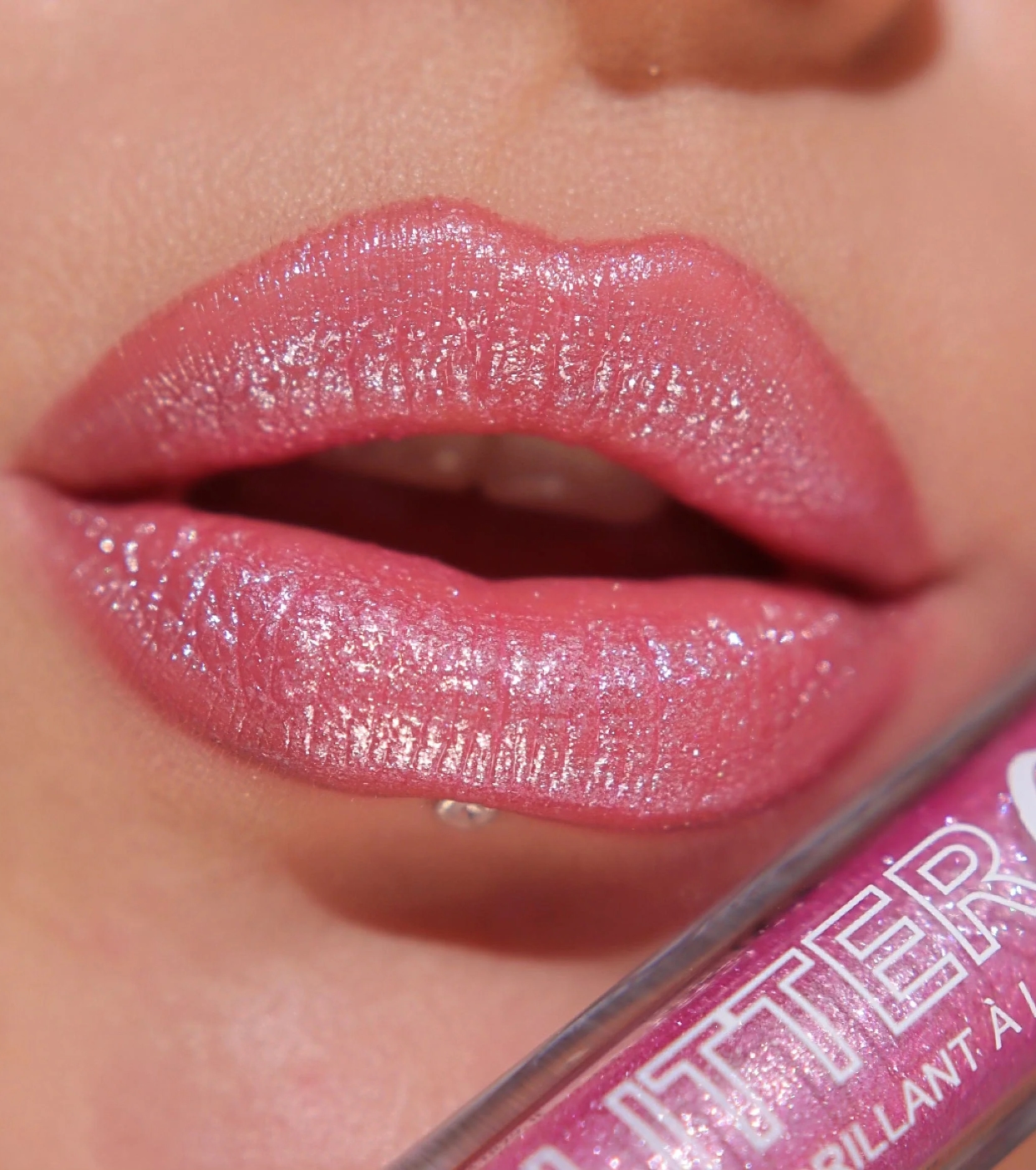 Technic Cosmetics - Brilho labial Glitter Gloss - Bright Pink