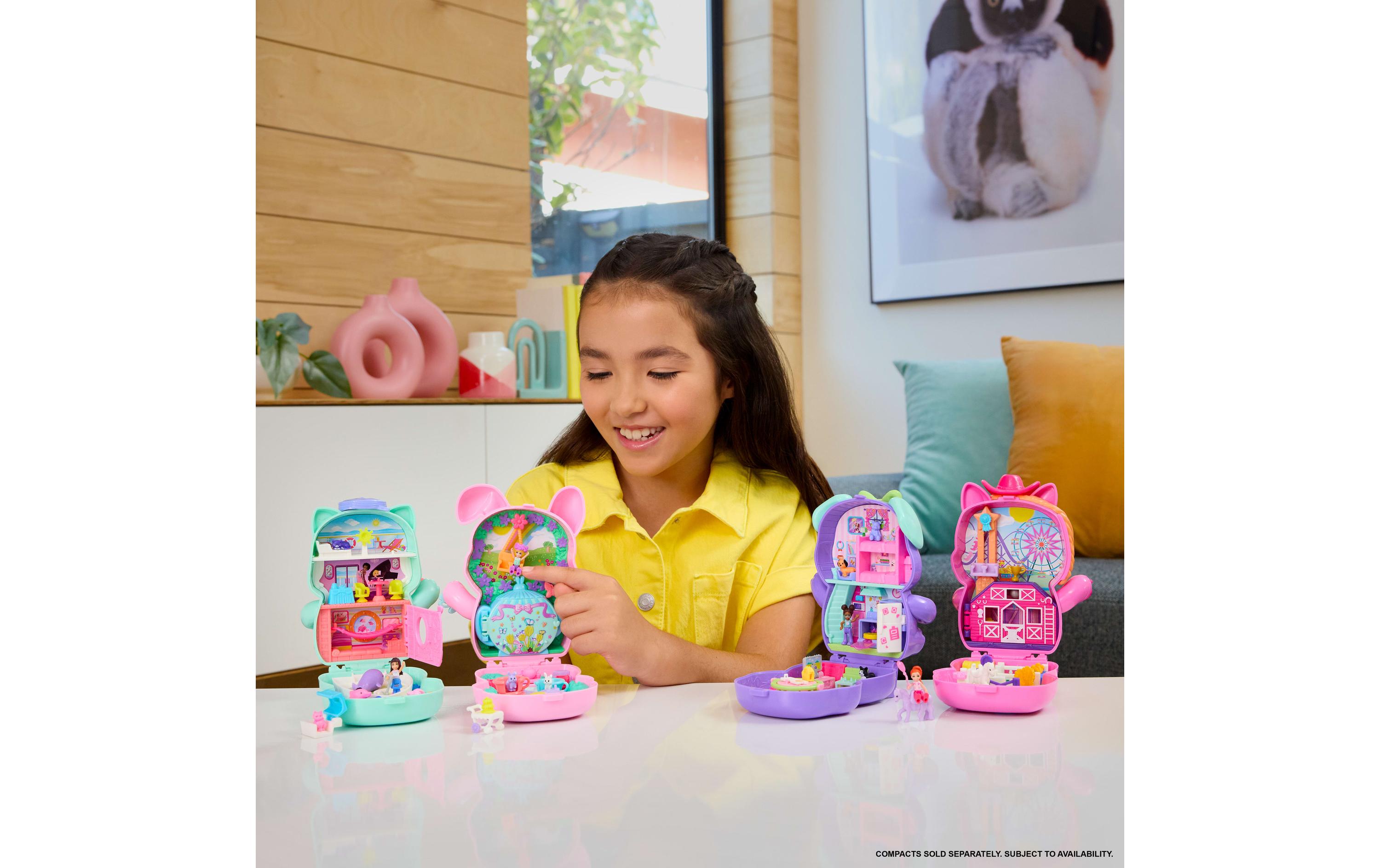 Spielset Pony Rodeo SchatulleSpielzeug für unterwegs mit Zubehör für Mode und Essen