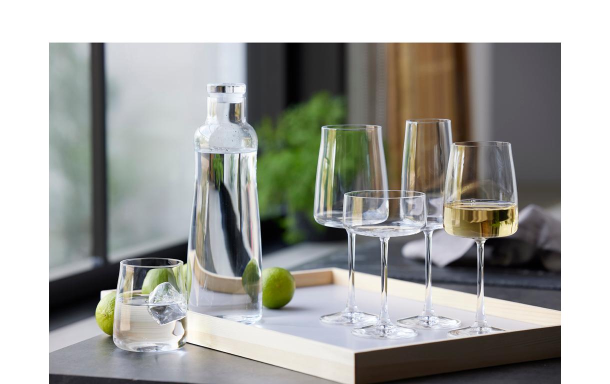 Champagnerglas Zero 4 Stück, 26 clChampagnerschale aus ultraklarem Kristallglas
