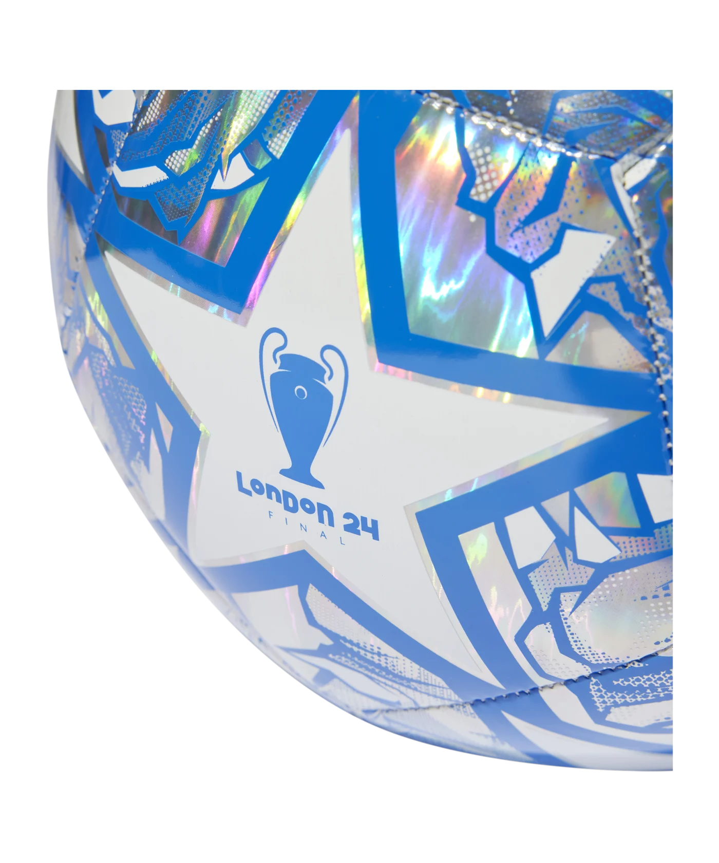 adidas Trainingball UCL London Silber Weiss