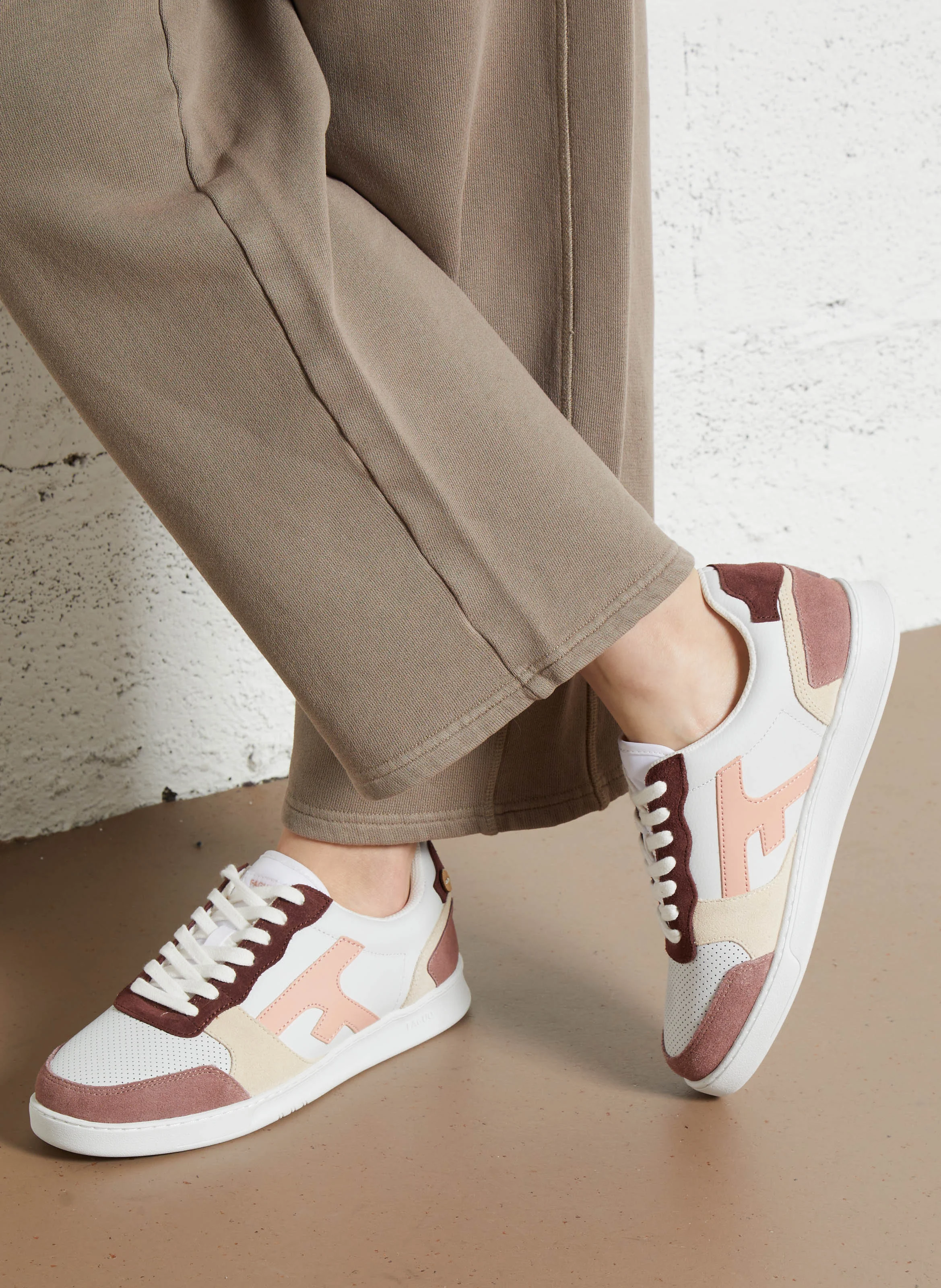 HAZEL - Baskets basses en cuir | Blanc
