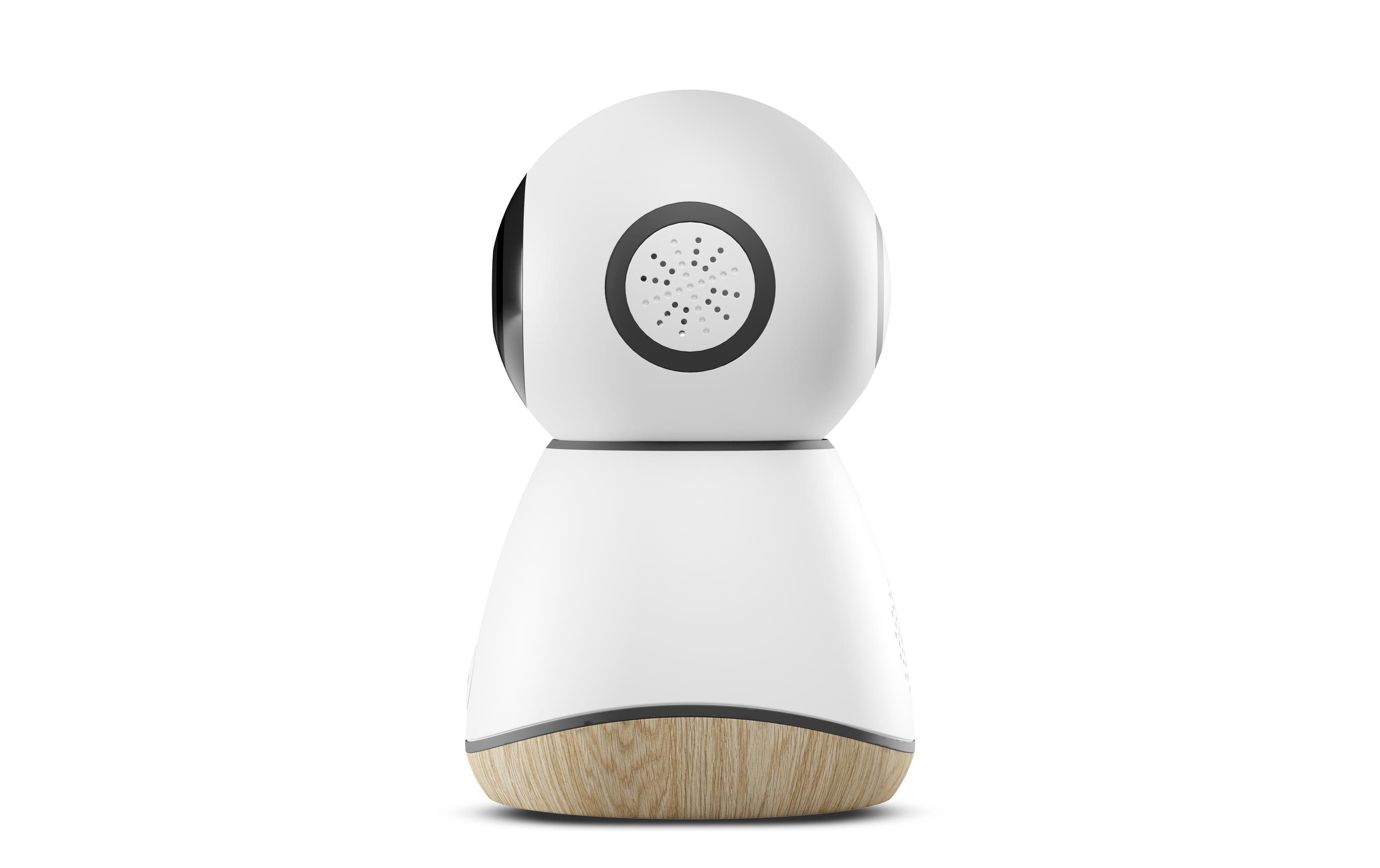 Babyphone See White WoodVideo-Babyphone mit HD-Live-Streaming