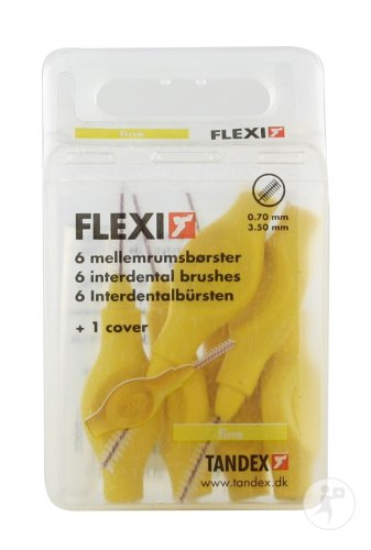 Deprophar Flexi Brossette Interdentaire Fine Yellow 6 Pièces