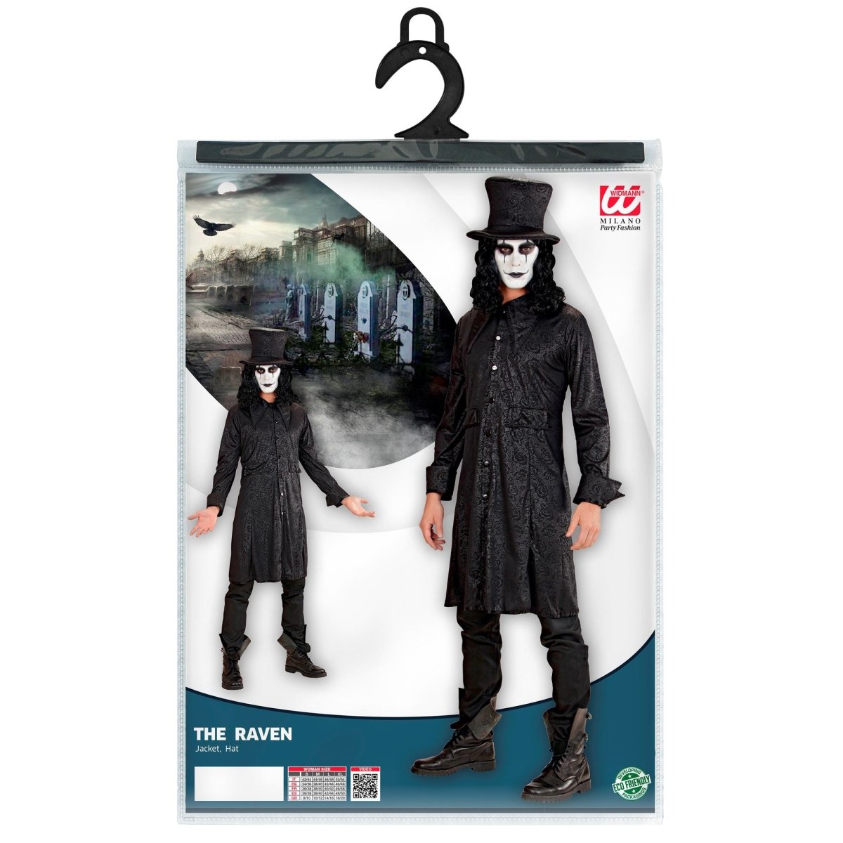 Halloween Kostuum Zwart Heren Raven