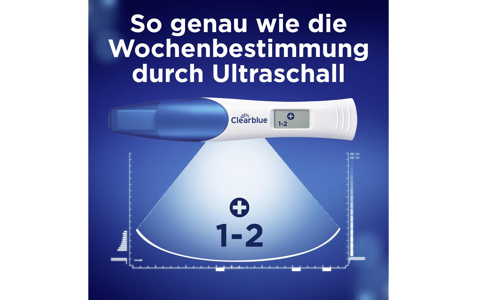 Schwangerschaftstest mit WochenbestimmungTest mit Anzeige der Wochen