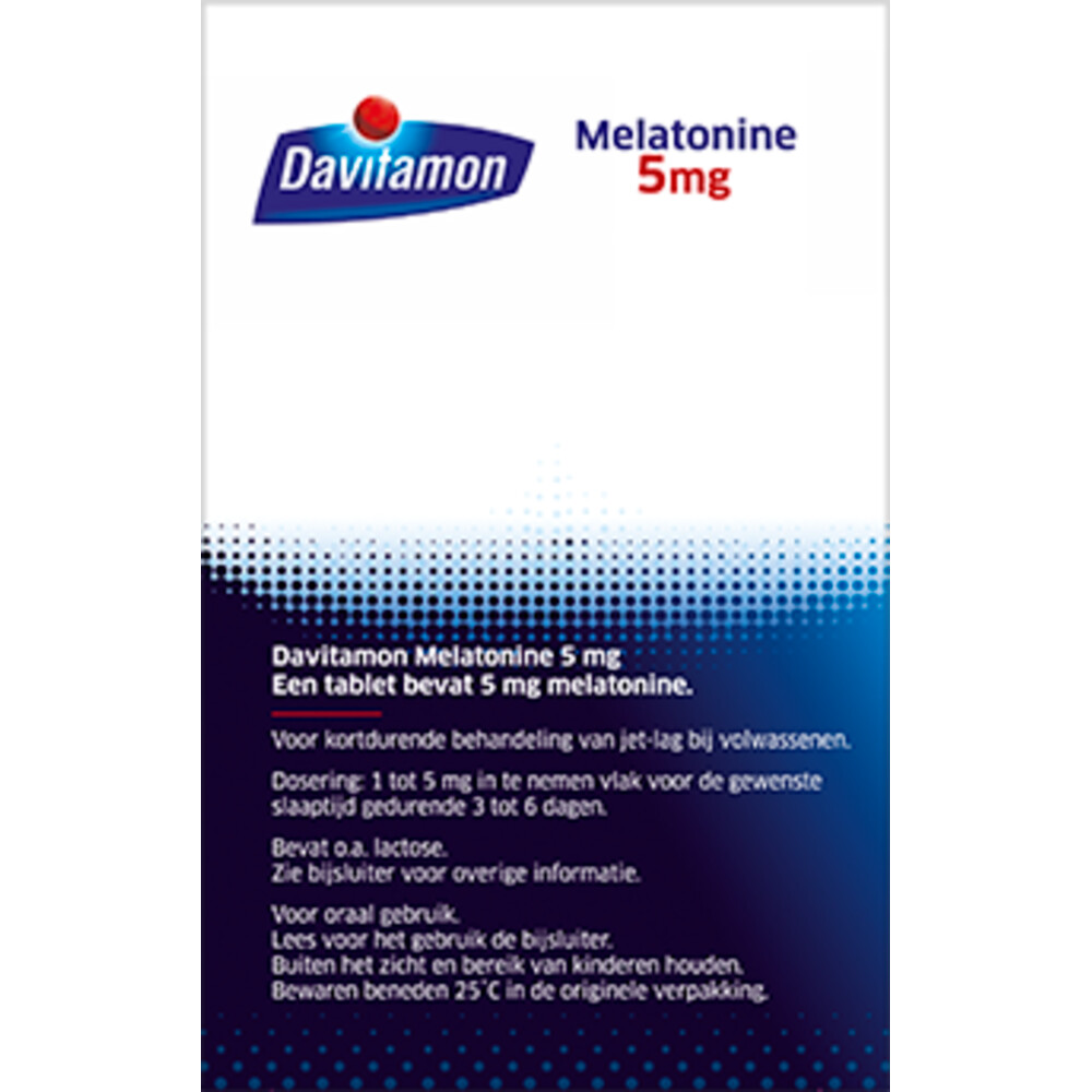 Davitamon Melatonine 5 mg15 tabletten