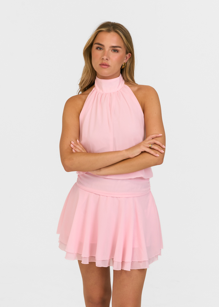 Marly playsuit lichtroze