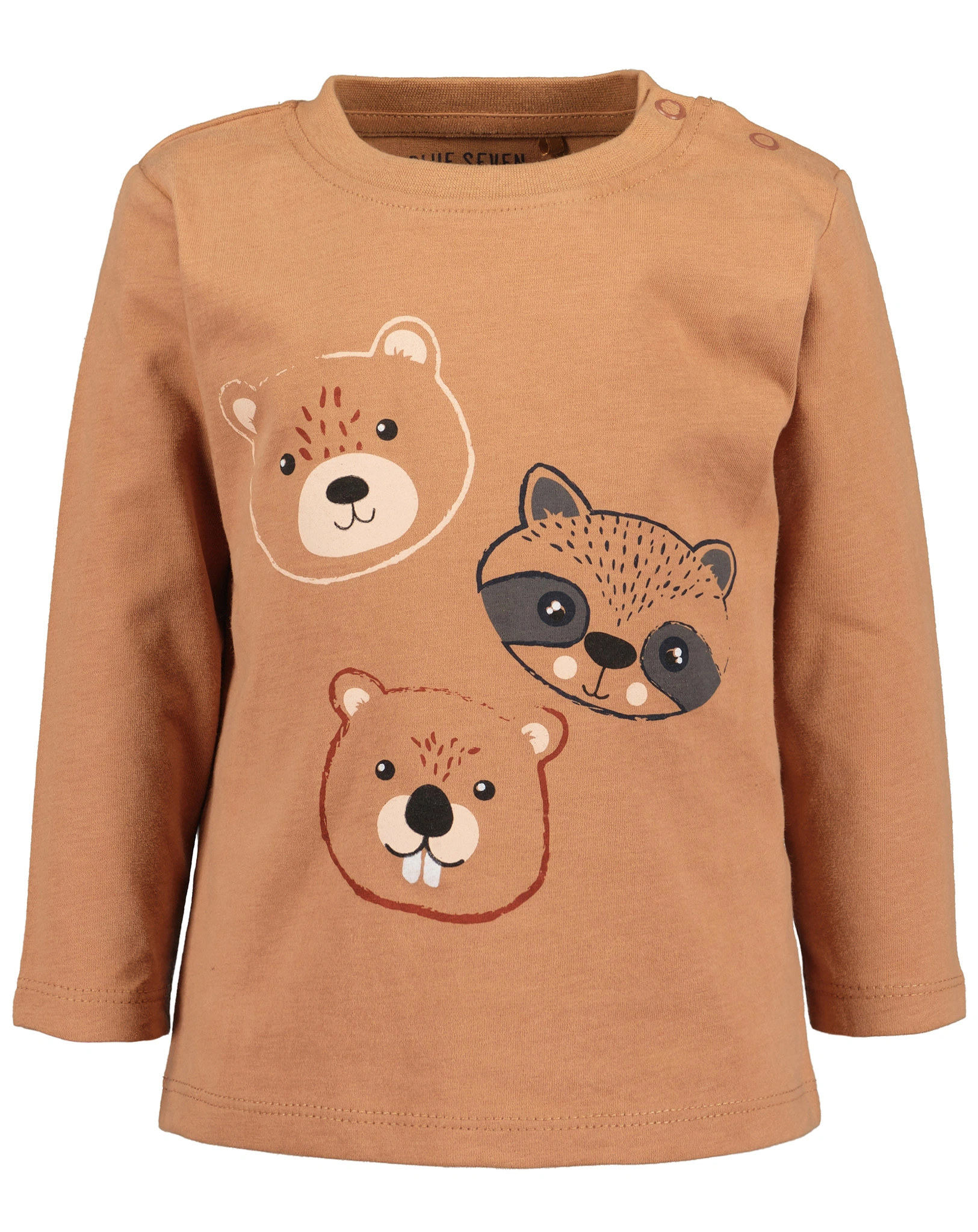 Langarmshirt BEAVER AND FRIENDS in kupfer