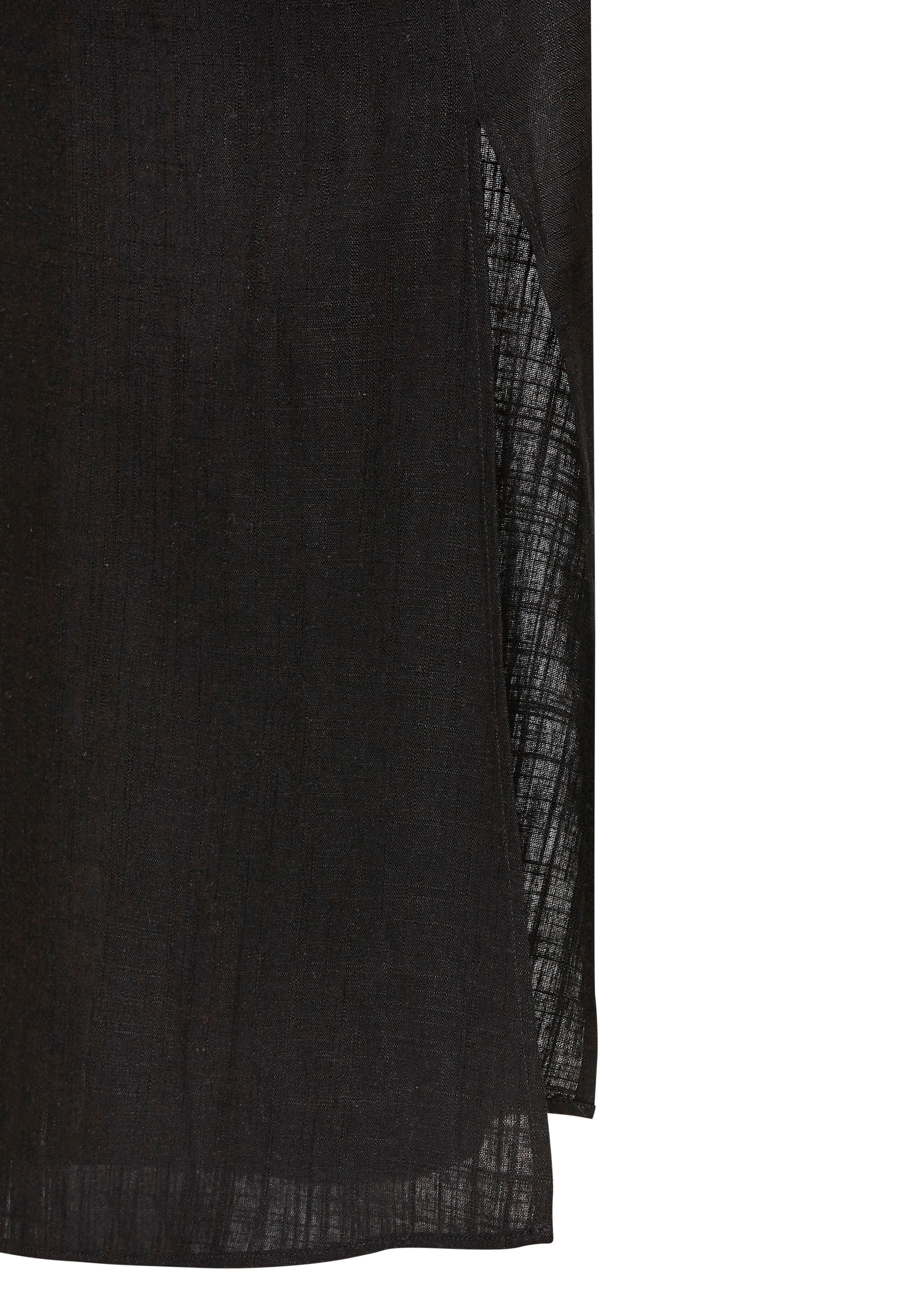 LASCANA Maxikleid mit breiten Trägern aus Webware in Leinenoptik, sommerlich