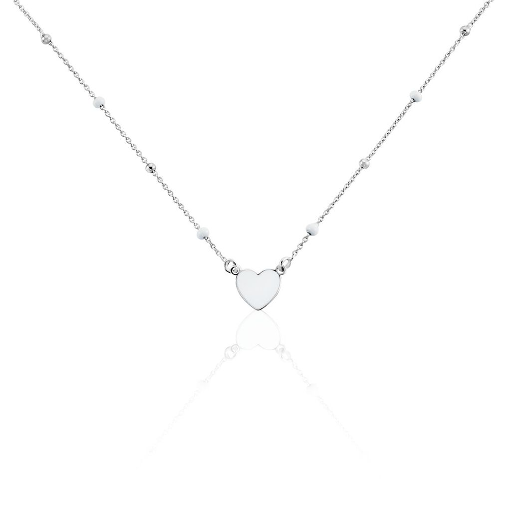 Collier Argent Blanc Augustine